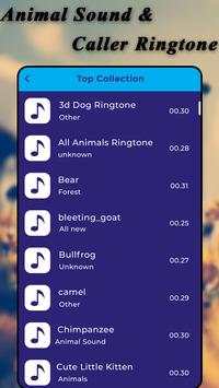 Animals Sound & Caller Ringtone screenshot 1