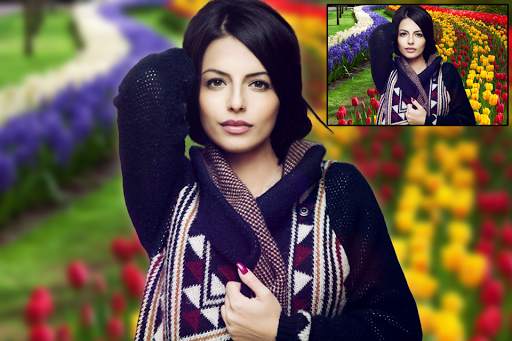 Blur Photo Editor – DSLR Blue Background Pic Focus 1 تصوير الشاشة