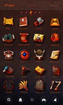 Flame Skull  GO Launcher Theme screenshot 3