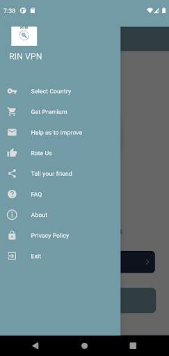 RIN VPN screenshot 2