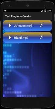 Text Ringtone Creator screenshot 6