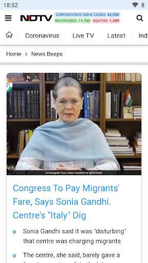 NDTV Lite - News from India an screenshot 3