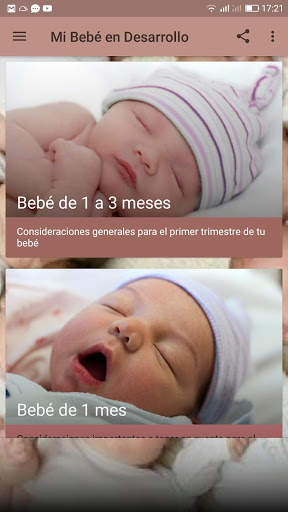 Mi Bebé en Desarrollo 1 تصوير الشاشة