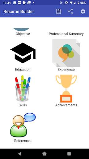 Resume Builder App screenshot 2