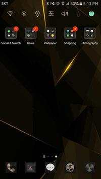 SimpleGoldBlack Launcher theme screenshot 3