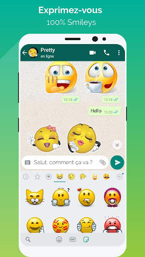 WeSmile Smileys WASticker screenshot 1