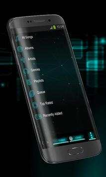 Hologram Poweramp Skin screenshot 4