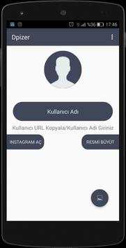Instagram Profil Fotoğrafı Büyütme - Dpizer screenshot 1