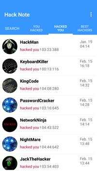 Hack Note - Social Hack Game screenshot 3