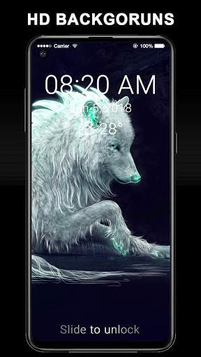 Fantasy Wolf 4K Wallpapers Lock Screen screenshot 2