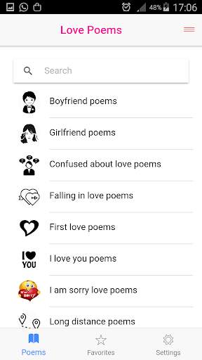 love poems sharing screenshot 2