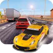 Racing In Car 2019: City Traffic Racing Driving 3D logo