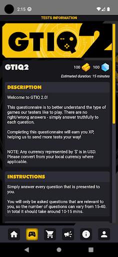Game Tester screenshot 3