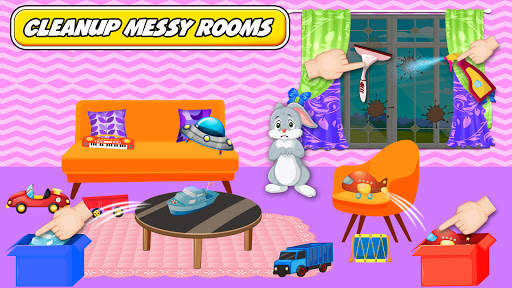 Pet House Cleanup: Cleaning House Games screenshot 1