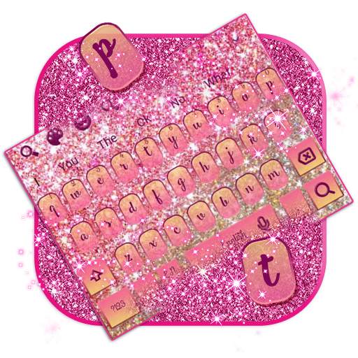 Colorful Glitter Keyboard 10001005