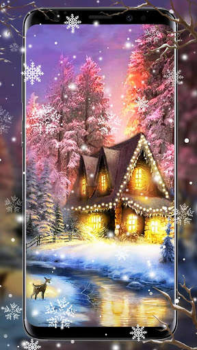 Winter Night Live Wallpapers screenshot 1