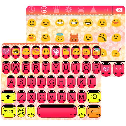 Sweet Ladybug Emoji Keyboard 1.1.5