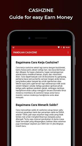 Cashzine Earn Money Guide 2021 स्क्रीनशॉट 3