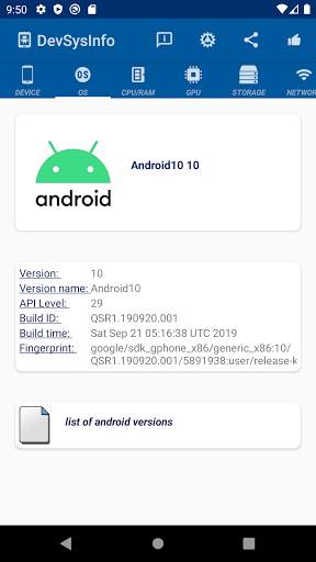 Device Information screenshot 3