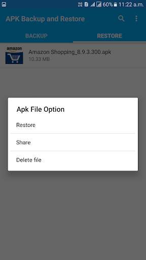 Apk Backup & Restore скриншот 5