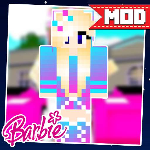 Addon Barbie – Mod Barbie Pink Skin MCPE 1.1