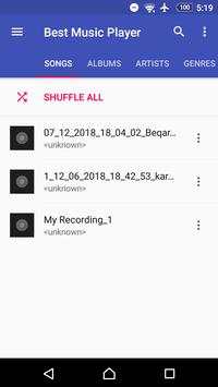 Best Music Player screenshot 1