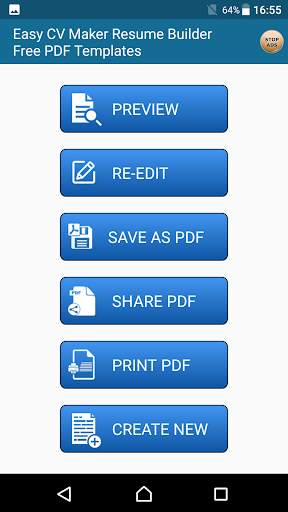 Easy CV Maker Resume Builder Free PDF Templates screenshot 4