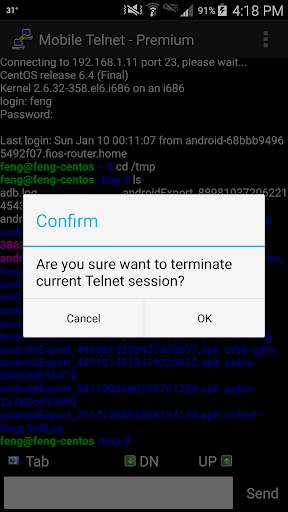 Mobile Telnet(Premium Version) screenshot 7