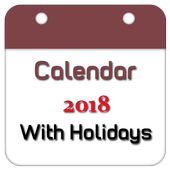 Calendar 2018 New आइकन