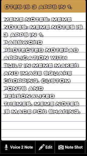 Meme Notes - 3 Apps In 1 screenshot 11