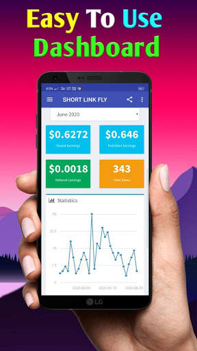 Short Link Fly- (Earn Money Online) स्क्रीनशॉट 1