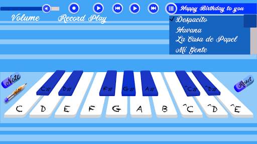 Boy Piano : Blue Piano screenshot 2