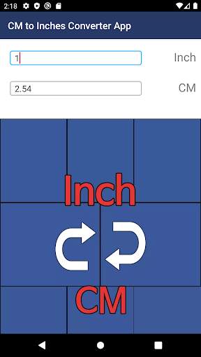 CM to Inches Converter App screenshot 3