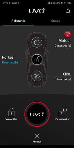 Kia UVO screenshot 1