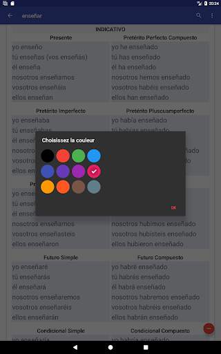 Verbos Español screenshot 22