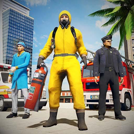 911 Emergency Rescue Service - Firefighter Games icon