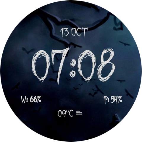 Watch Face - Halloween Spooky screenshot 32