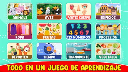 Juegos aprendizaje para niños screenshot 1