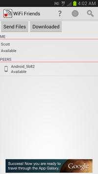 WiFi Direct Friends screenshot 1