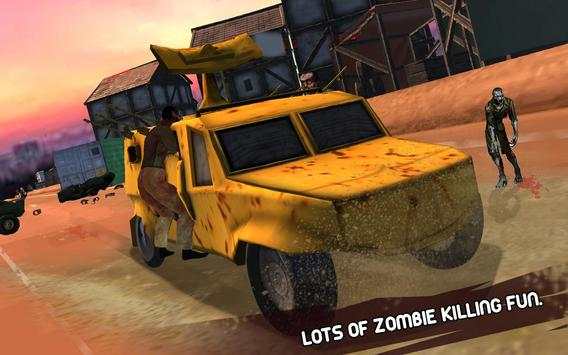 Zombie Games - Car driving 3D screenshot 5