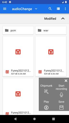 Voice changer with special effects screenshot 4