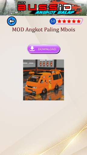 Mod Bussid Angkot Balap screenshot 6