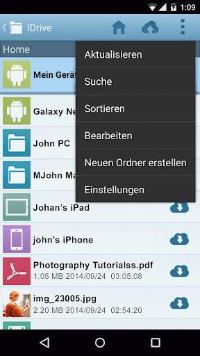 IDrive Online Backup screenshot 3