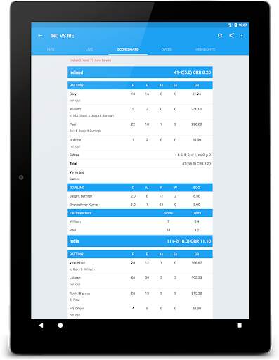 Cricket Scorer - Score Blower screenshot 14