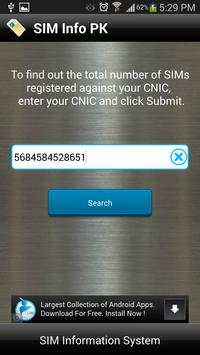 SIM Info Pakistan screenshot 2