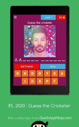 IPL 2020 : Guess the Cricketer screenshot 7