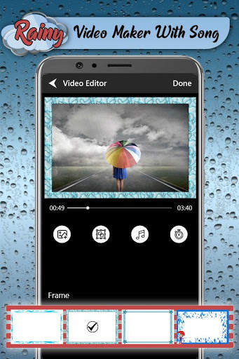 Rainy Video Maker With Song screenshot 4