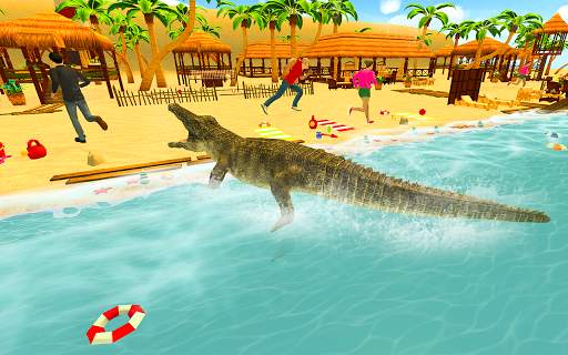 Hungry Wild Crocodile Attack Simulator 3 تصوير الشاشة