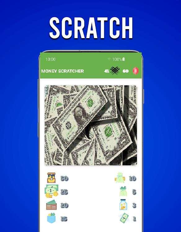 Money Scratcher - Earn Money स्क्रीनशॉट 1