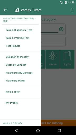 Varsity Tutors GRE® Exam Prep - Math 1 تصوير الشاشة